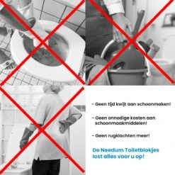 Needum ® Toiletblokjes Voor Inbouwreservoirs – WC-blokjes – Toiletblokken In Een Voordeelverpakking – 30 Stuks -Levensrandproducten 1200x1200 1186