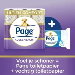 Page Toiletpapier - 32 Rollen - Kussenzacht Wc Papier (3-laags) - Voordeelverpakking -Levensrandproducten 1200x1200 1325