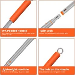 Merkloos Badkamer Reinigingsborstel - Badkamerschrobborstel - Reinigingsborstel - Met Afneembare Telescopische Handgreep En 180° Verstelbare Gezamenlijke Reinigingsborstel - Lange Steel 107 Cm -Levensrandproducten 1200x1200 1448