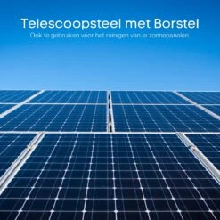 Merkloos Telescoopsteel Ramenwassen 4,6M - Met Borstel & Waterdoorvoer - Voor Ramen - Watertoevoer - Borstel -Levensrandproducten 1200x1200 1511