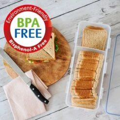 Lock&Lock Vershouddoos Voor Brood - Brooddoos - Broodtrommel - Brood Bewaren - Opbergdoos - Bewaardoos Met Deksel - 100% Luchtdicht - BPA Vrij - 5 Liter - Transparant -Levensrandproducten 1200x1200 1541