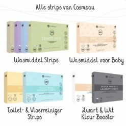 Cosmeau Wasmiddel Wasstrips 120 Wasbeurten Lentefris Wasvellen Wasdoekjes Detergent Sheets Wasdoekjes - Fris Plasticvrij Biologisch Afbreekbaar Eco -Levensrandproducten 1200x1200 157