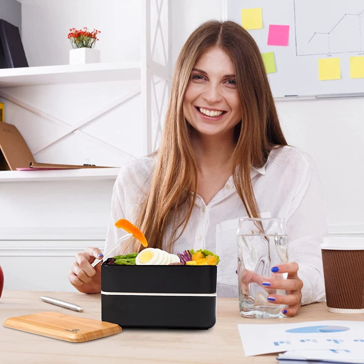 Sinnsally Bento Box Japans Voor Volwassenen/kinderen, Lunchbox Met Vakken, E Lunchboxen, Foodbox, Snackbox Met Onderverdelingen, Snackbox, Lunchsaladebox To Go 2 Sinnsally Bento Box Japans Voor Volwassenen/kinderen, Lunchbox Met Vakken, E Lunchboxen, Foodbox, Snackbox Met Onderverdelingen, Snackbox, Lunchsaladebox To Go - Afbeelding 2