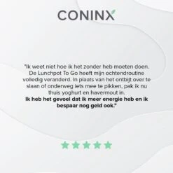 Coninx Yoghurtbeker To Go - Muesli Beker To Go - Lunchbeker - Mueslibeker 640ml ( 450ml+190ml ) - Blauw -Levensrandproducten 1200x1200 1610