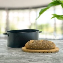 Industrial Living Broodtrommel-Brooddoos Met Snijplank-Brood Bewaren-Metaal-Hout -Levensrandproducten 1200x1200 1649