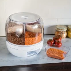 Roterende Voedsel Dispenser - 6 Vakken - Met Doseerschep - BPA Vrij - Handig -Levensrandproducten 1200x1200 1656