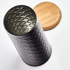 2x Bewaar/voorraad Blikken Koffiepads - Zwart - 18 X 7,5 Cm - 1 Liter -Levensrandproducten 1200x1200 1688