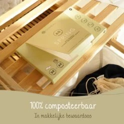 Cosmeau Wasmiddel Wasstrips 60 Wasbeurten Geurvrij Geurloos Wasvellen Wasdoekjes Detergent Sheets - Plasticvrij Biologisch Cosmo Cosmea Kosmo -Levensrandproducten 1200x1200 178