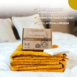 Wasmiddeldoekjes - Ongeparfumeerd Wasstrips 64 Wasbeurten – Wasmiddel Wasdoekjes - Natuurlijke Wasverzachter – Vegan – Zero Waste -Levensrandproducten 1200x1200 196