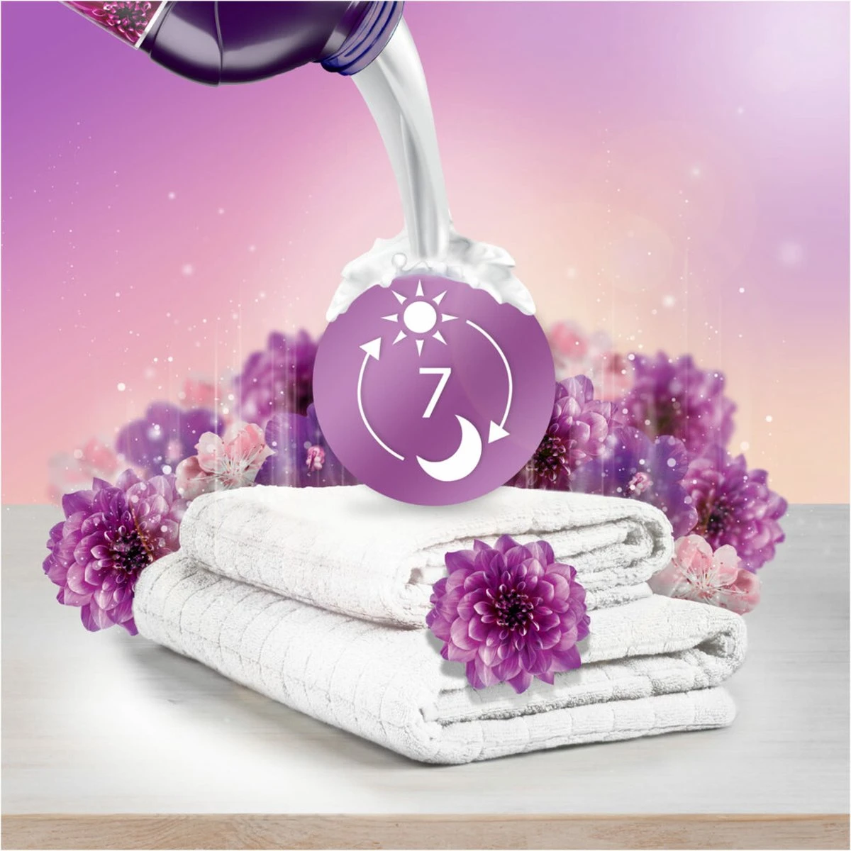 8x Lenor Wasverzachter Amethist & Bloemen Boeket 437 Ml 2 8x Lenor Wasverzachter Amethist & Bloemen Boeket 437 Ml - Afbeelding 2