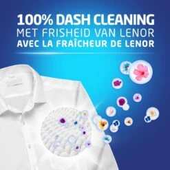 Dash All In 1 Wasmiddel Pods - Oceaanrust Wascapsules - Voordeelverpakking 3 X 40 Wasbeurten -Levensrandproducten 1200x1200 42