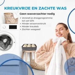 ANATURES Wollen XL Drogerballen 6 Stuks In Opbergmand – Herbruikbare Droogballen Wasdroger – Nieuw Zeelands RWS Schaapswol - Wasdrogerballen Duurzaam – Natuurlijke Wasverzachter -Levensrandproducten 1200x1200 441