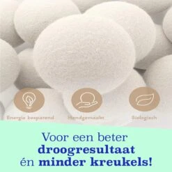 Casa Calma Drogerballen (6 Stuks) - Inclusief Opbergzakje - 100% Natuurlijk Schapenwol - Droger Ballen - Zero Waste Wasverzachter Bollen - Energiebesparend Drogen Met Droogbollen - Dryer Balls - Diervriendelijk & Milieuvriendelijk - Energie Besparen 13 Casa Calma Drogerballen (6 Stuks) - Inclusief Opbergzakje - 100% Natuurlijk Schapenwol - Droger Ballen - Zero Waste Wasverzachter Bollen - Energiebesparend Drogen Met Droogbollen - Dryer Balls - Diervriendelijk & Milieuvriendelijk - Energie Besparen -Levensrandproducten 1200x1200 473