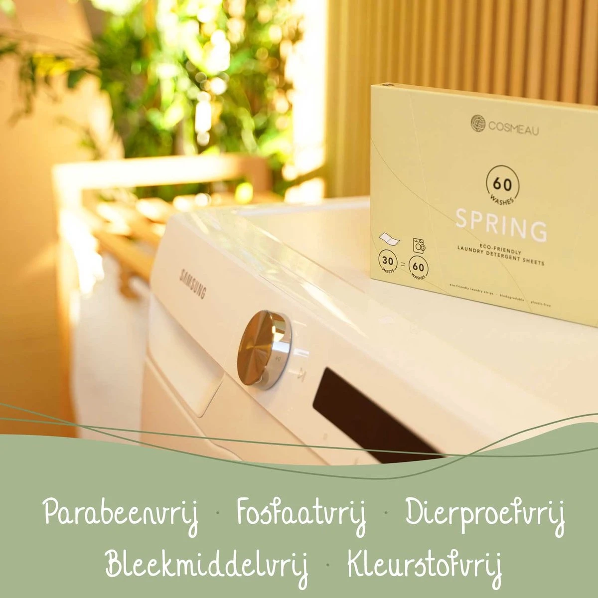 Cosmeau Baby Wasmiddel Wasstrips 20 Wasbeurten Bergamot Wasvellen Detergent Sheets Eco Laundry Strips - Kids Peuters Baby 8 Cosmeau Baby Wasmiddel Wasstrips 20 Wasbeurten Bergamot Wasvellen Detergent Sheets Eco Laundry Strips - Kids Peuters Baby - Afbeelding 8