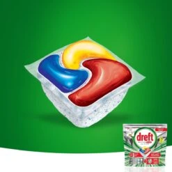 Dreft Platinum Plus Citroen - Voordeelverpakking 5x18 Stuks - Wasmiddel Capsules -Levensrandproducten 1200x1200 595