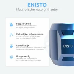 ENISTO® Magnetische Waterontharder Medium – Waterontharder Magneet – Douchefilter – 15.000 Gauss – Waterontkalker – Waterverzachter – Antikalk – Blauw – RVS -Levensrandproducten 1200x1200 642