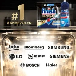 Finish Ultimate All In One Regular Vaatwastabletten - 80 Capsules 14 Finish Ultimate All In One Regular Vaatwastabletten - 80 Capsules -Levensrandproducten 1200x1200 681