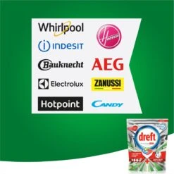 Dreft Platinum Plus All In One Vaatwastabletten - Deep Clean - Voordeelverpakking 4 X 38 Stuks -Levensrandproducten 1200x1200 721