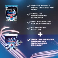 Finish Quantum Ultimate Infinity Shine Vaatwastabletten - 80 Capsules -Levensrandproducten 1200x1200 741