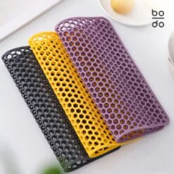 BODO Gootsteenmat Siliconen Donker Grijs - 34.5 X 34.5 Cm - Keuken Accessoires - Gootsteen Beschermer - Onderzetters Siliconen - Anti Kras -Levensrandproducten 1200x1200 831