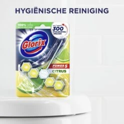 Glorix Power 5 Toiletblokken - Citroen - 9 Stuks - Voordeelverpakking -Levensrandproducten 1200x1200 972
