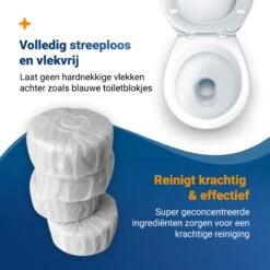 Witte Toiletblokjes Voor Inbouwreservoir Voor O.a Geberit En Grohe - 25 Stuks - Met Lavendel - Vlekvrij - Stortbakblokjes -Levensrandproducten 1200x1200 985