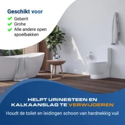 Witte Toiletblokjes Voor Inbouwreservoir Voor O.a Geberit En Grohe - 25 Stuks - Met Lavendel - Vlekvrij - Stortbakblokjes -Levensrandproducten 1200x1200 988