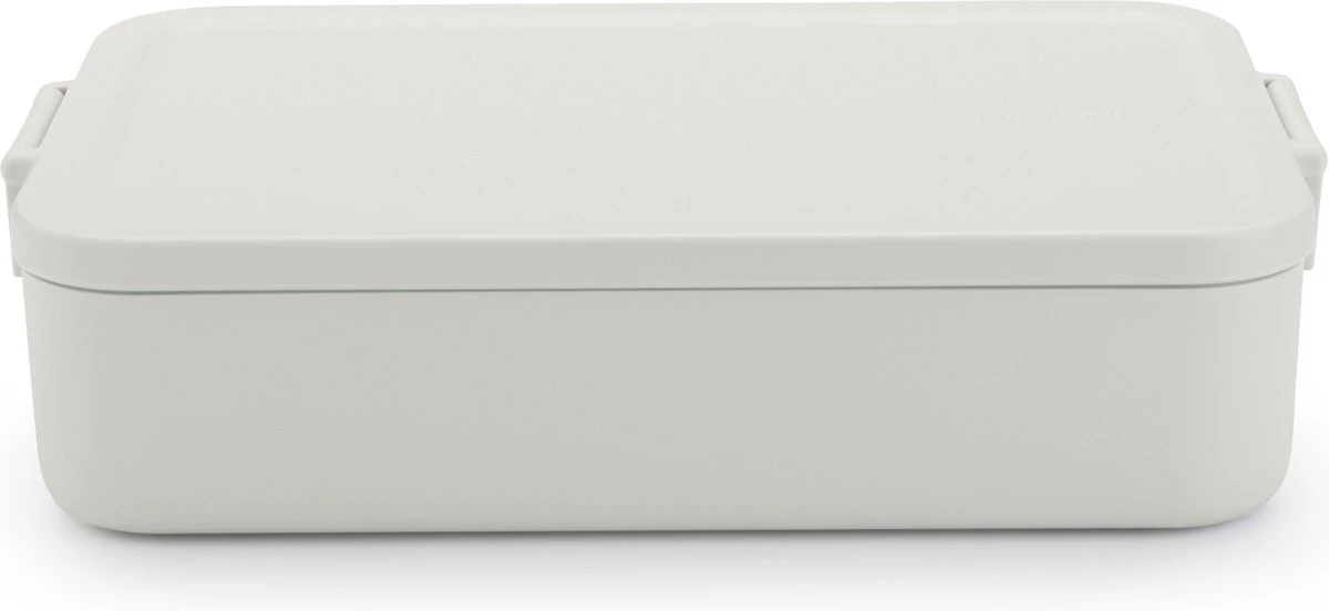Brabantia Make & Take Bento Lunchbox Incl Bentobox - Large - Kunststof - Light Grey 10 Brabantia Make & Take Bento Lunchbox Incl Bentobox - Large - Kunststof - Light Grey - Afbeelding 10