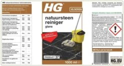 HG Natuursteenreiniger Glans (product 37) - 1L - Voor Regelmatig Gebruik Van Marmer En Kalkhoudend Natuursteen -Levensrandproducten 1200x642 1