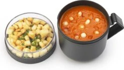 Brabantia Make & Take Soepbeker - 0,6 L - Kunststof - Dark Grey -Levensrandproducten 1200x687 1