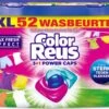 Color Reus Power Caps Wascapsules - Wasmiddel Capsules - Voordeelverpakking - 52 Wasbeurten