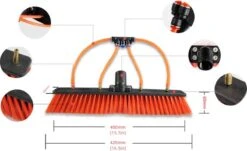 Aqua2Go Telescoopsteel 10,6 Meter - Lichtgewicht Aluminium - 40 Cm. Borstel - Ramen Wassen - Zonnepanelen -Levensrandproducten 1200x736 5