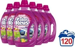 Color Reus Gel Vloeibaar Wasmiddel - Gekleurde Was - Voordeelverpakking - 120 Wasbeurten -Levensrandproducten 1200x758