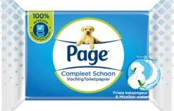 Page Vochtig Toiletpapier - 12 X 38 Stuks - Compleet Schoon Vochtig Wc Papier - Voordeelverpakking -Levensrandproducten 1200x763