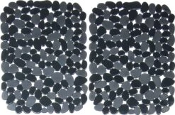 Merkloos Papillon - Gootsteenmat - 40x30 Cm - Kiezels Zwart -Levensrandproducten 1200x786 2