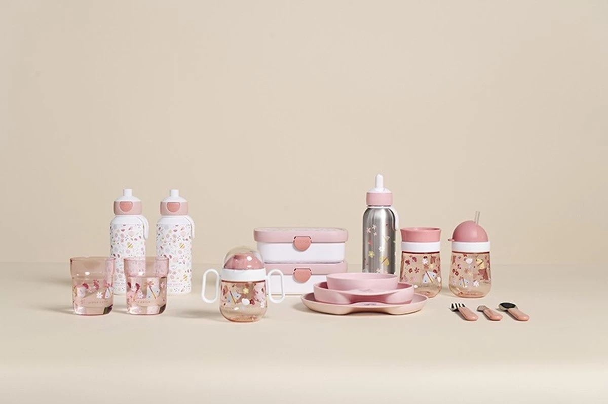 Mepal – Lunchset Campus (sb + Lb) – Schoolbeker En Broodtrommel Voor Kinderen – Flowers & Butterflies – Bento Box 7 Mepal – Lunchset Campus (sb + Lb) – Schoolbeker En Broodtrommel Voor Kinderen – Flowers & Butterflies – Bento Box - Afbeelding 7