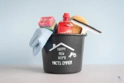 ByMi| Poetsemmer Happy New Home | Cadeautje Huis |Housewarming |Nieuwe Woning | Gepersonaliseerd -Levensrandproducten 1200x800 17