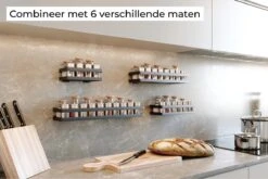 Noswo Kruidenrek Ophangbaar - Kruidenrek Voor Kruidenpotjes - Keukenrek Hangend - 50 Cm - Zwart 19 Noswo Kruidenrek Ophangbaar - Kruidenrek Voor Kruidenpotjes - Keukenrek Hangend - 50 Cm - Zwart -Levensrandproducten 1200x800 33