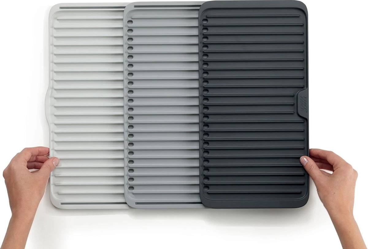 Joseph Joseph - Tier - Afdruipmat - Uitschuifbaar - Grijs 4 Joseph Joseph - Tier - Afdruipmat - Uitschuifbaar - Grijs - Afbeelding 4