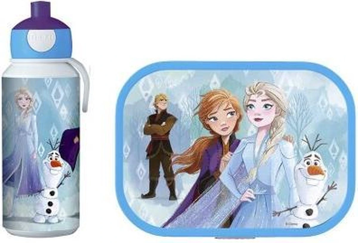 Mepal – Lunchset Campus (pu + Lb) – Pop-up Drinkfles En Broodtrommel Voor Kinderen – Frozen II – Bento Box – Lekvrij 4 Mepal – Lunchset Campus (pu + Lb) – Pop-up Drinkfles En Broodtrommel Voor Kinderen – Frozen II – Bento Box – Lekvrij - Afbeelding 4