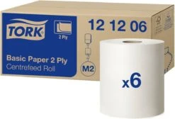 Poetsrol Tork M2 121206 2-laags - 20cm X 160m - 6 Rollen -Levensrandproducten 1200x816 1
