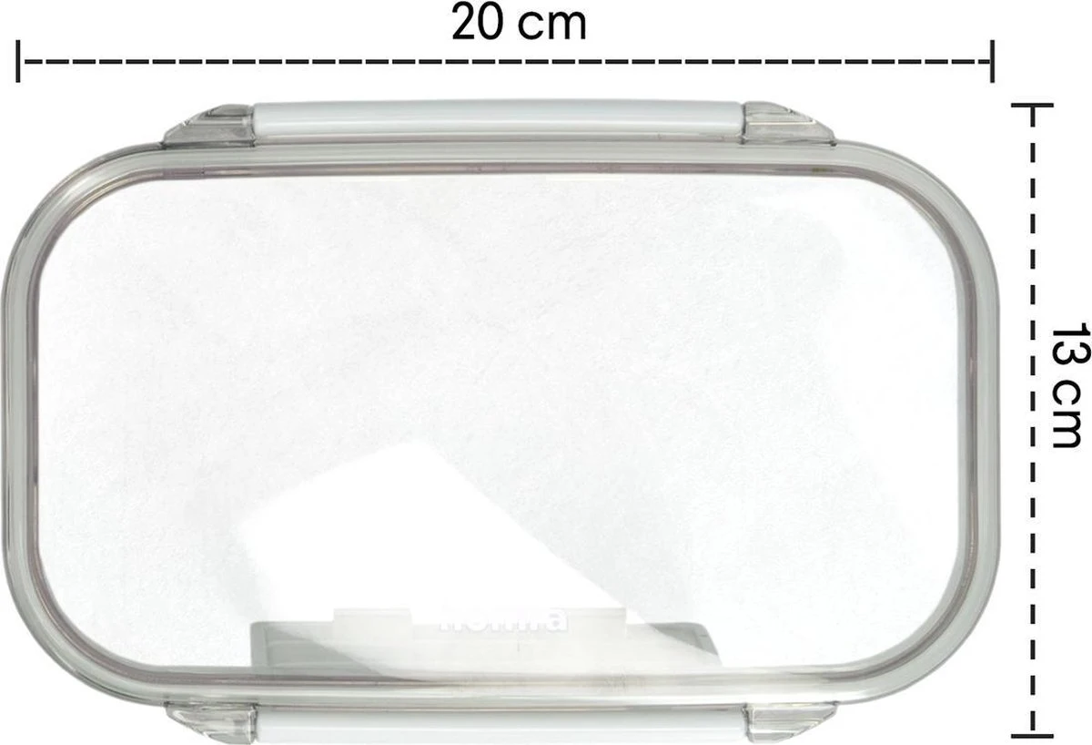 Homra Lunchbox STAQS Grey - Bento Box - 2 Laags Broodtrommel - 3 Compartimenten - Grijs - Lunch To Go - Duurzaam Kunststof - BPA Vrij - 3 Vaks Lunchtrommel Voor Volwassenen - Inclusief Bestek - Magnetron, Diepvries, Vaatwasser Bestendig - Vers Houden 8 Homra Lunchbox STAQS Grey - Bento Box - 2 Laags Broodtrommel - 3 Compartimenten - Grijs - Lunch To Go - Duurzaam Kunststof - BPA Vrij - 3 Vaks Lunchtrommel Voor Volwassenen - Inclusief Bestek - Magnetron, Diepvries, Vaatwasser Bestendig - Vers Houden - Afbeelding 8