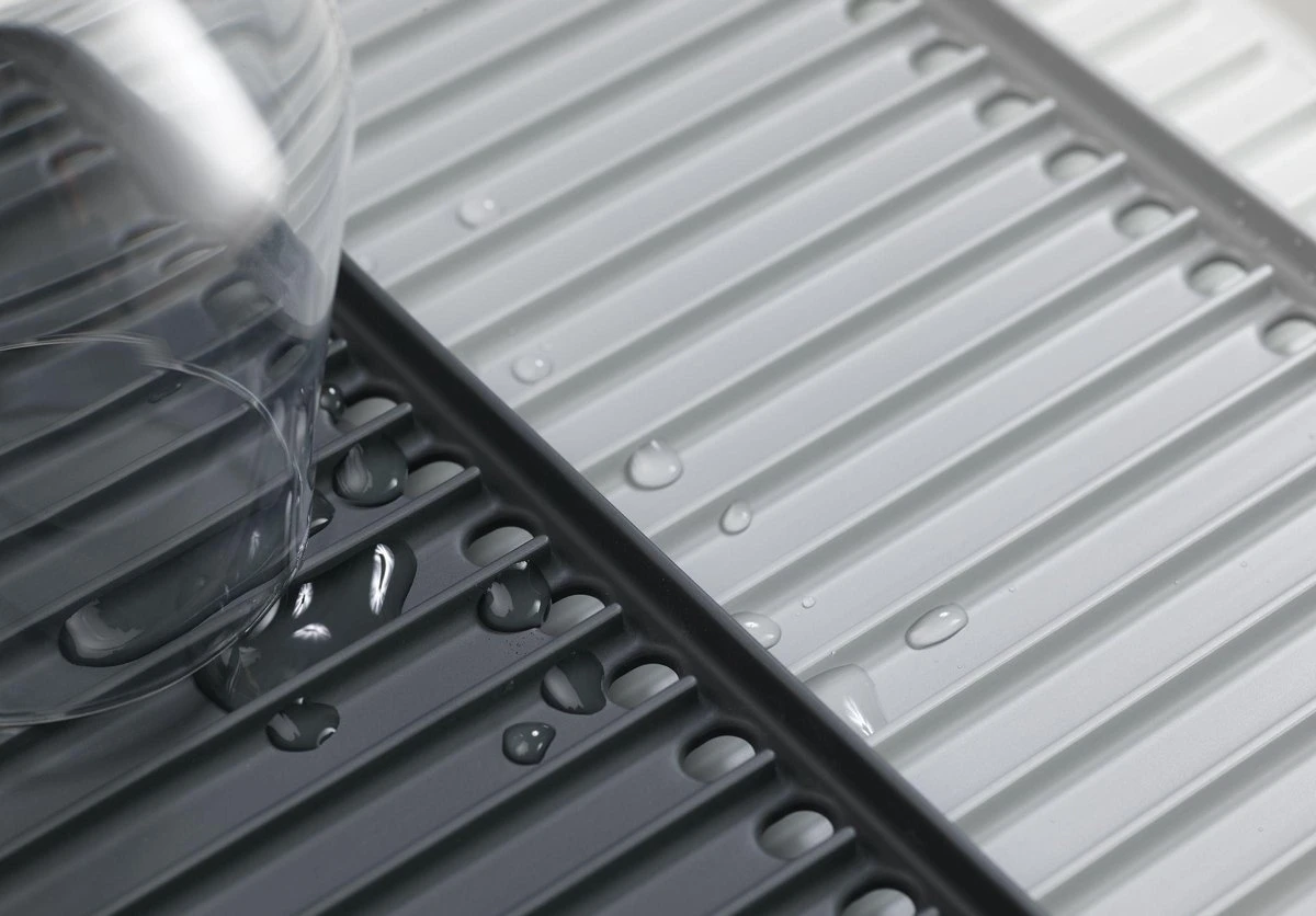 Joseph Joseph - Tier - Afdruipmat - Uitschuifbaar - Grijs 2 Joseph Joseph - Tier - Afdruipmat - Uitschuifbaar - Grijs - Afbeelding 2