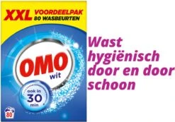 Omo Wit XXL Waspoeder 80 Wasbeurten -Levensrandproducten 1200x841