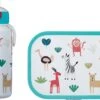 Mepal – Lunchset Campus (pu + Lb) – Pop-up Drinkfles En Broodtrommel Voor Kinderen – Animal Friends – Bento Box – Lekvrij