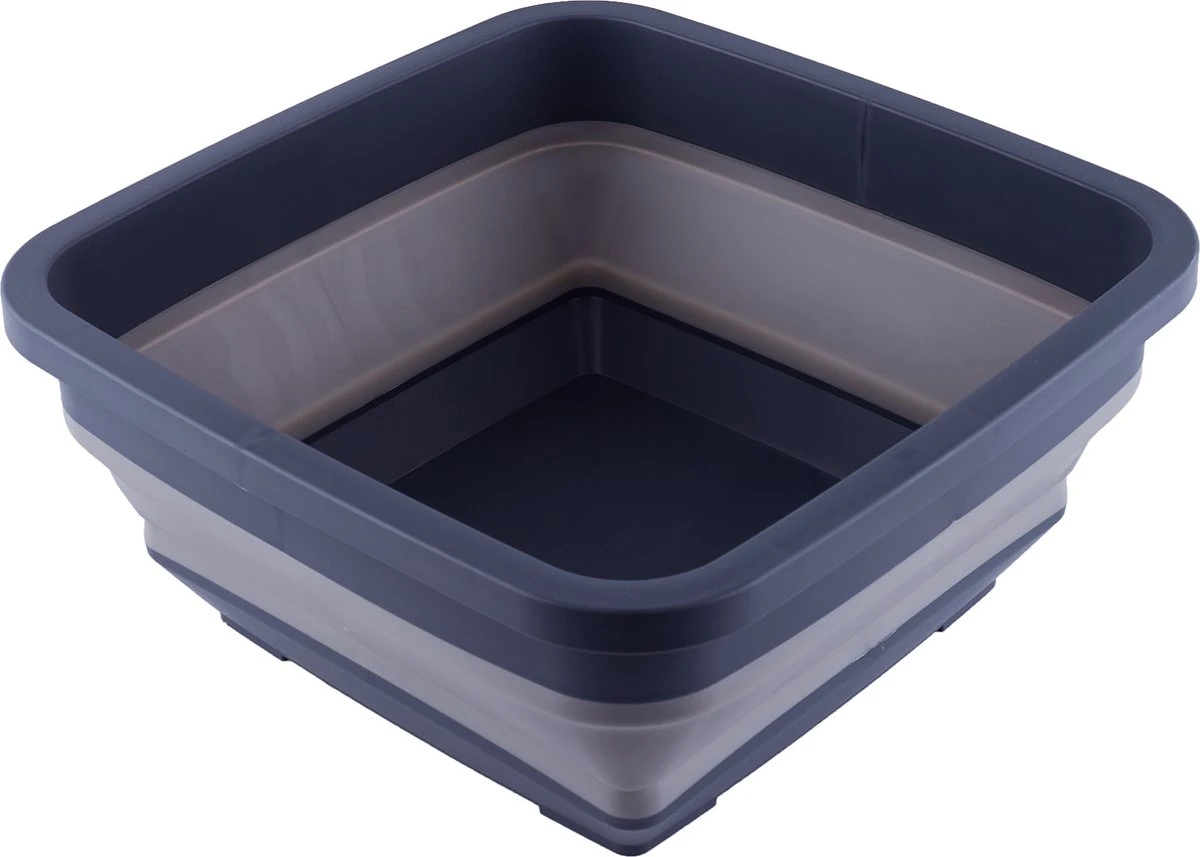 YUGN BLACK Opvouwbare Afwasteil 9 Liter - Afwasbak Teil Wasteil - Afwasbak Vierkant - Afwasteil Opvouwbaar - Ruimtebesparend - Cadeau Tip 6 YUGN BLACK Opvouwbare Afwasteil 9 Liter - Afwasbak Teil Wasteil - Afwasbak Vierkant - Afwasteil Opvouwbaar - Ruimtebesparend - Cadeau Tip - Afbeelding 6