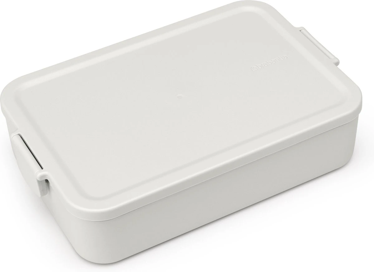 Brabantia Make & Take Bento Lunchbox Incl Bentobox - Large - Kunststof - Light Grey 6 Brabantia Make & Take Bento Lunchbox Incl Bentobox - Large - Kunststof - Light Grey - Afbeelding 6