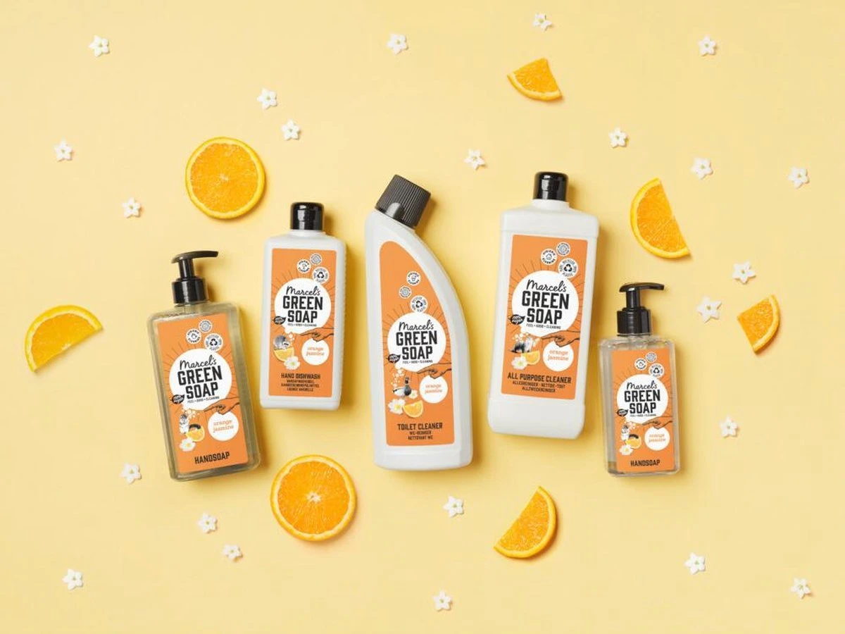 Marcel's Green Soap Toiletreiniger Sinaasappel & Jasmijn - 6 X 750 Ml 9 Marcel's Green Soap Toiletreiniger Sinaasappel & Jasmijn - 6 X 750 Ml - Afbeelding 9