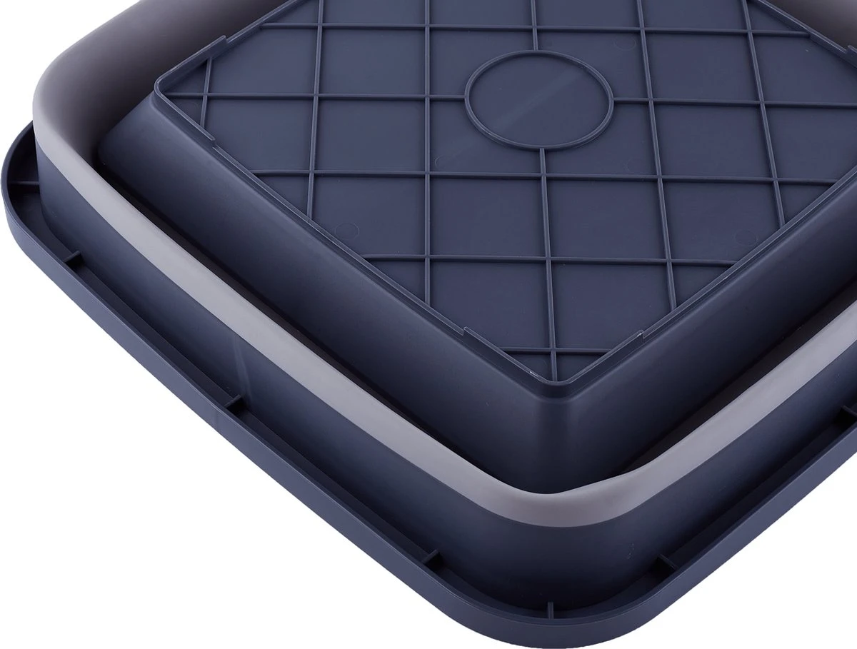 YUGN BLACK Opvouwbare Afwasteil 9 Liter - Afwasbak Teil Wasteil - Afwasbak Vierkant - Afwasteil Opvouwbaar - Ruimtebesparend - Cadeau Tip 7 YUGN BLACK Opvouwbare Afwasteil 9 Liter - Afwasbak Teil Wasteil - Afwasbak Vierkant - Afwasteil Opvouwbaar - Ruimtebesparend - Cadeau Tip - Afbeelding 7