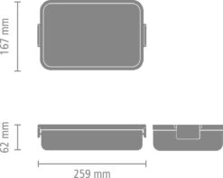 Brabantia Make & Take Bento Lunchbox Incl Bentobox - Large - Kunststof - Light Grey 23 Brabantia Make & Take Bento Lunchbox Incl Bentobox - Large - Kunststof - Light Grey -Levensrandproducten 1200x959 3